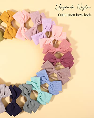 Jollybows 30pcs Baby Girls Hair Bows Headbands Set