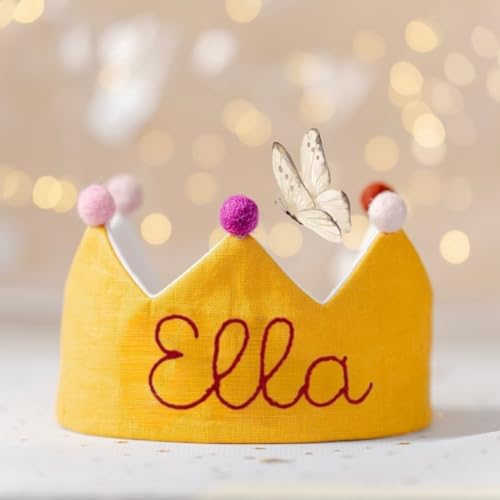 Custom Name Birthday Crown for Girls
