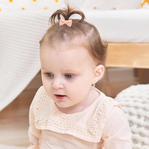 Yoyokid 50PCS Baby Girls Hair Clips with Grosgrain Ribbon