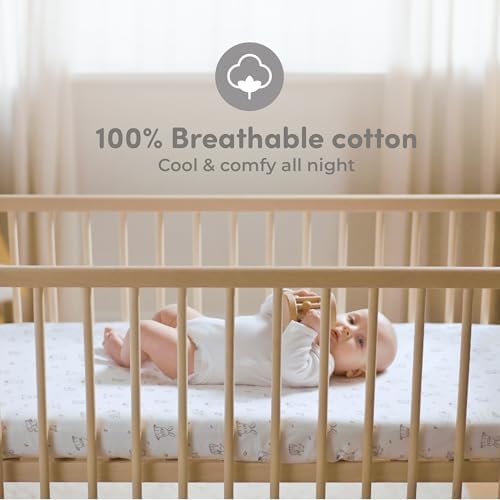 Sweety Fox 2-Pack Crib Sheets - Woodland Design 1