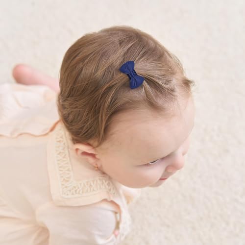 Yoyokid 50PCS Baby Girls Hair Clips with Grosgrain Ribbon