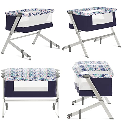 Dream On Me Flora Bassinet with Carry Bag and 5 Height Settings