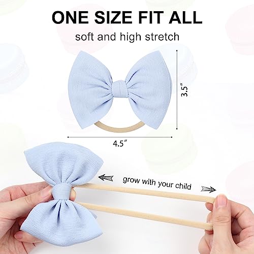 YanJie Baby Girl Headband with Bow - Newborn Hair Accessory