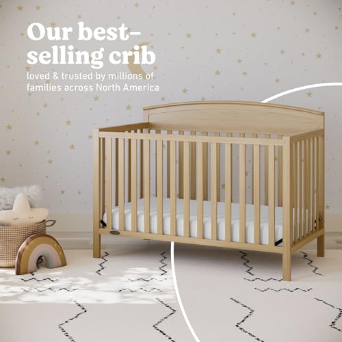 Graco Benton 5-in-1 Convertible Crib - Driftwood