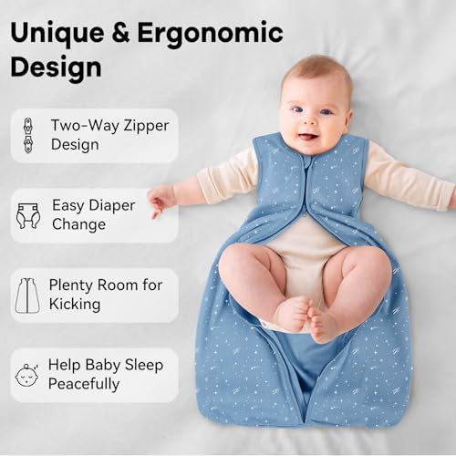 Baby Sleep Sack 6-12 Months 3 Pack 100 Cotton