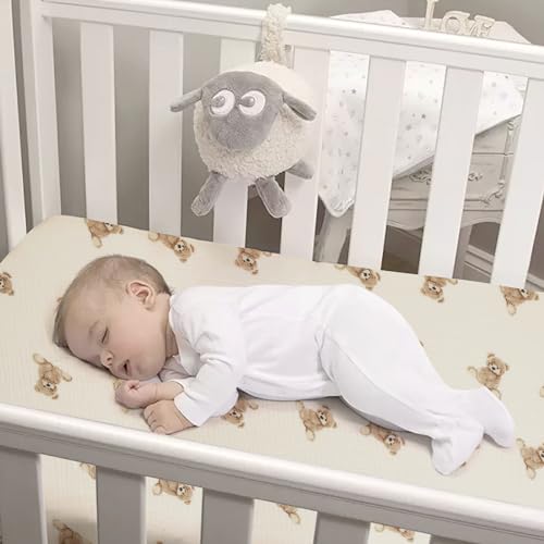 52x28 Inches Muslin Crib Sheet for Baby Girls and Boys