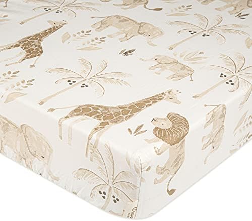Crane Baby Safari Crib Sheet 28x52 100 Cotton