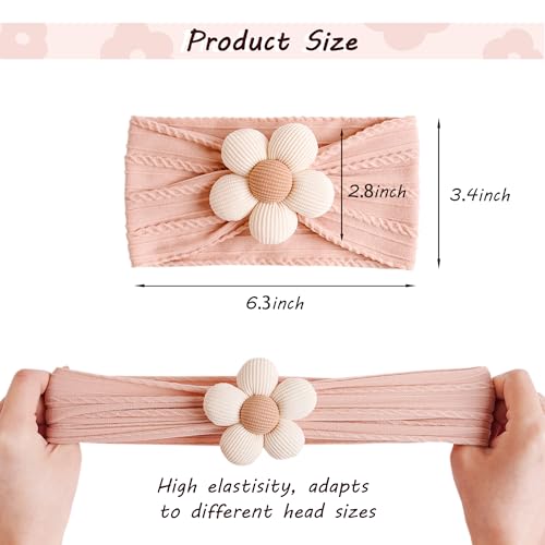 Niceye Baby Girl Bows Headbands 4 Pack 1