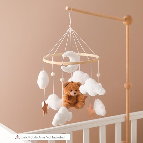 Cute Animal Cloud Crib Mobile - Gender Neutral