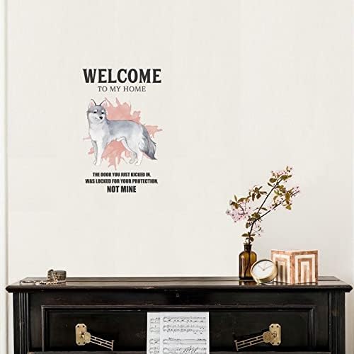 Welcome to My Home Tumblers Wall Decal 18 Inch