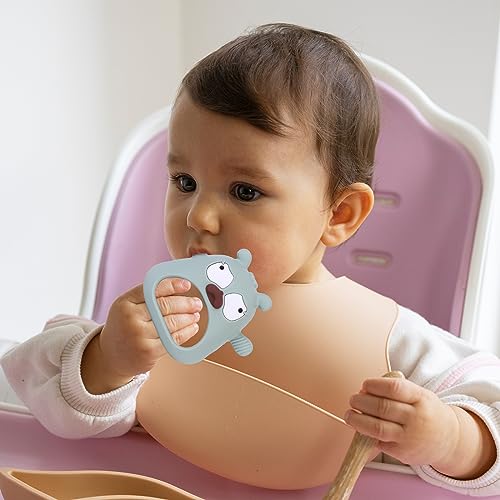 MOLkoi Baby Teething Toy with Pacifier Design