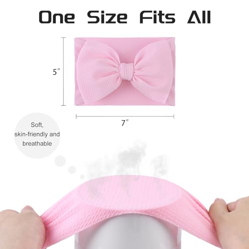 YanJie Soft Stretchy Baby Girl Headbands 3PCS