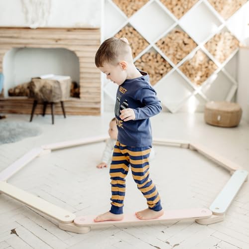 Handmade Wooden Balance Beam for Kids