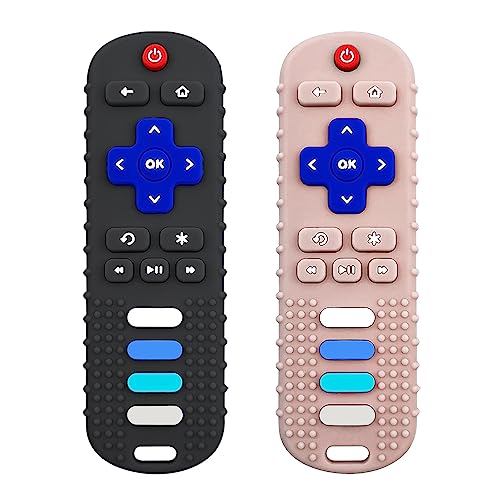 ROBBEAR Baby Teething Toy with TV Remote Shape
