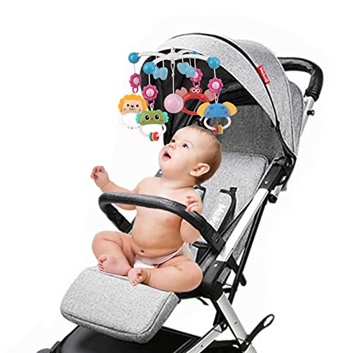 Nicknack Baby Mobile with Music and Lights for Infants 0-6 Months