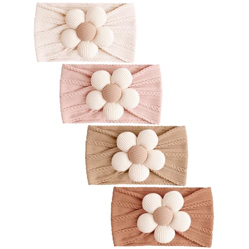 Niceye Baby Girl Bows Headbands 4 Pack 1