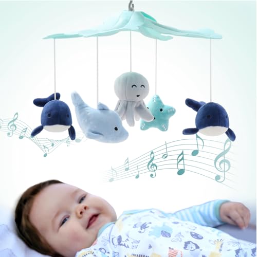 Peanutshell Musical Crib Mobile with 12 Lullabies