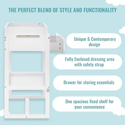 Dream On Me Arlo Changing Table White