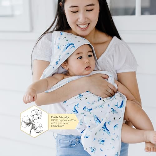 Burts Bees Baby Organic Cotton Hooded Towels 2-Pack 1