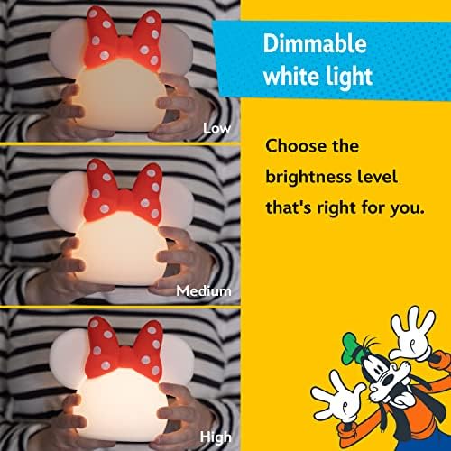 Disney Minnie Mouse Squishy Color Changing Night Light