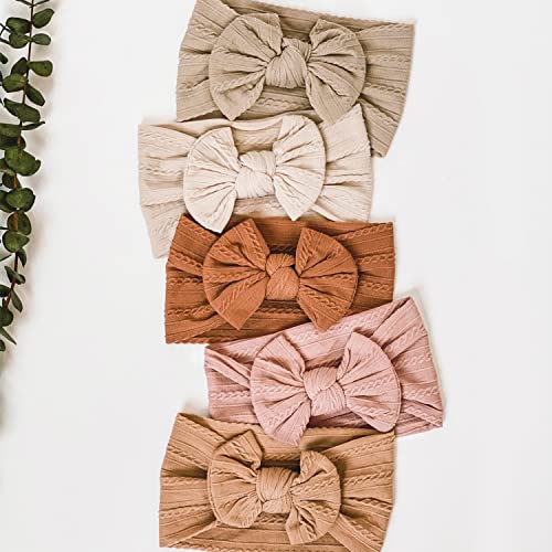 Prohouse 12 PCS Soft Stretchy Baby Headbands
