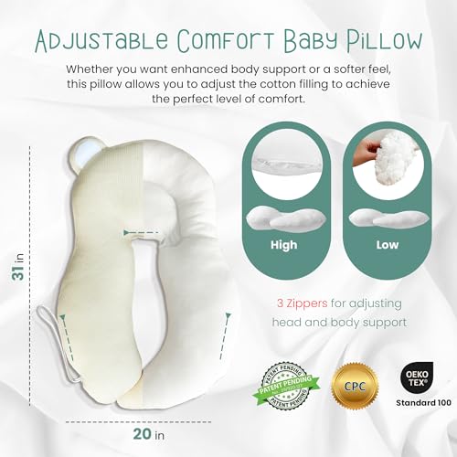 Gomigomi Multifunctional Baby Pillow for Comfort and Support