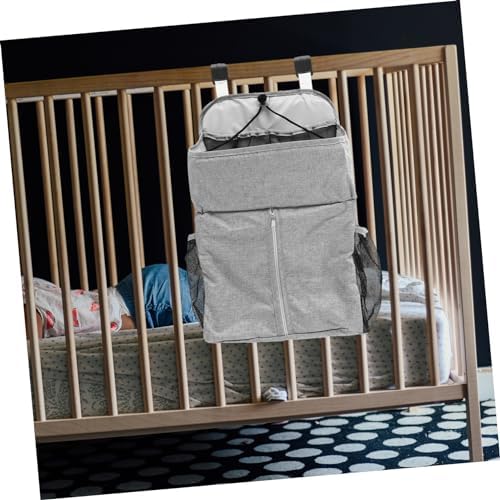 RORPOIR Diaper Storage Bag - Hanging Organizer for Crib and Stroller