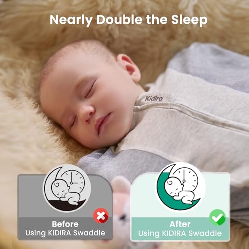 KIDIRA Arms Up Swaddle Newborn 1-3 Months 5-13lb