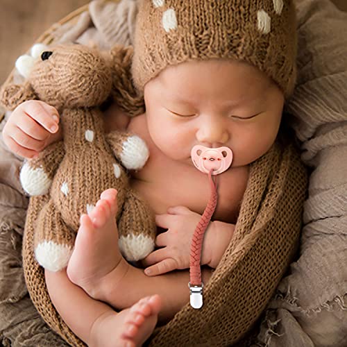 TIMPHO Pacifier Clips Handmade Braided Holder for Baby