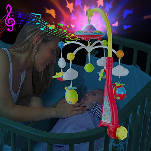 Mini Tudou Musical Crib Mobile with Lights and 108 Melodies 1