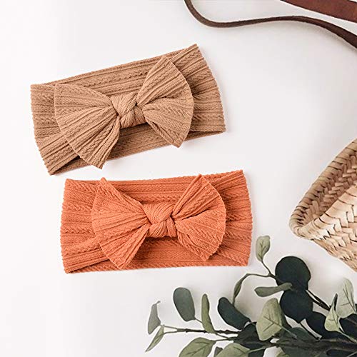 Niceye Baby Girl Headbands with Bows for Newborn to Toddler