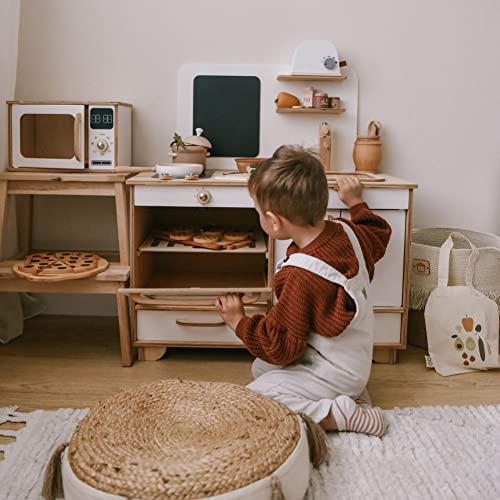 Kids Pretend Play Kitchen Montessori Toddler Furniture