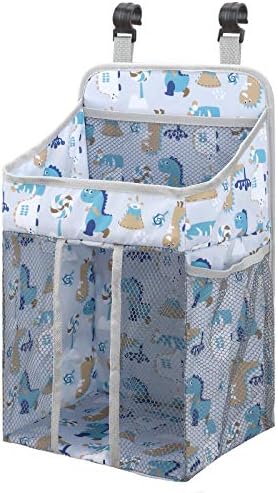 Accmor Hanging Diaper Caddy Organizer for Crib White