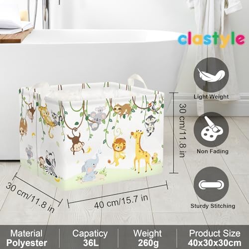 Clastyle Forest Animal Baby Storage Basket