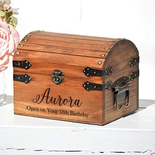 Baby Time Capsule 1st Birthday Container Personalized Keepsake Box