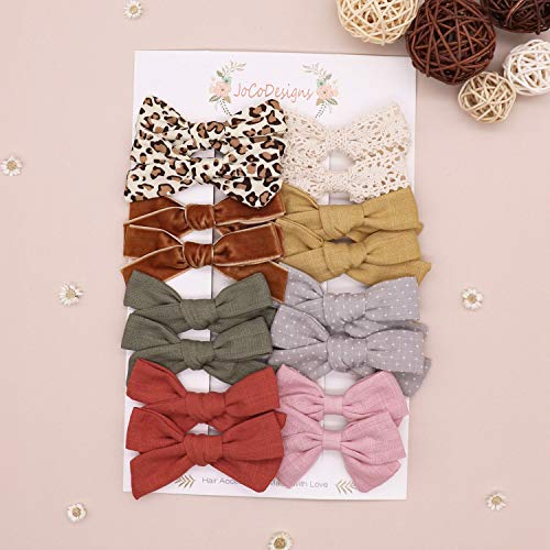 16 Piece Baby Girl Hair Bow Clips Barrettes Set