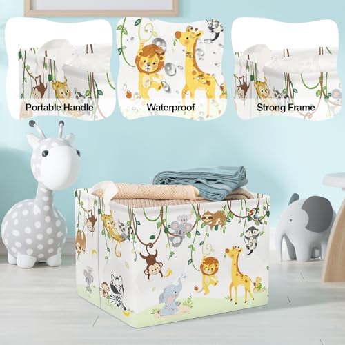 Clastyle Forest Animal Baby Storage Basket