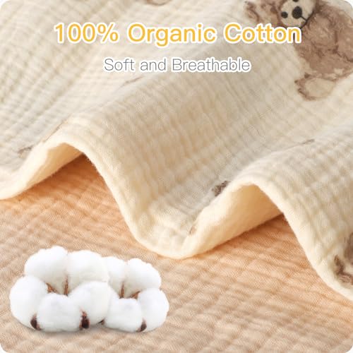 52x28 Inches Muslin Crib Sheet for Baby Girls and Boys