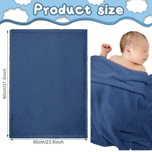 Frienda 4 Pcs Fluffy Baby Blanket for Newborns and Toddlers
