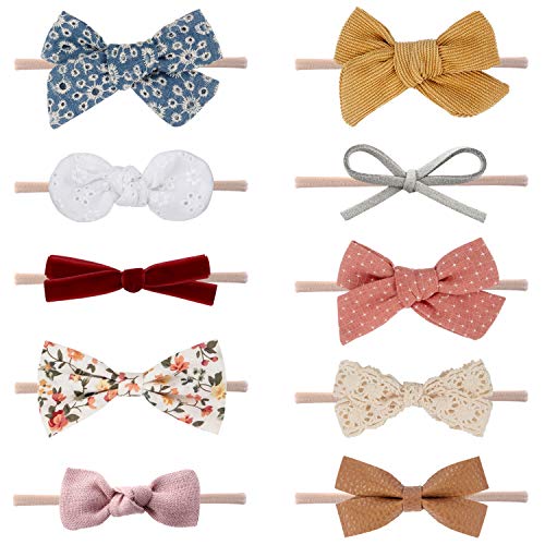 LittleJoJo Baby Girl Headbands and Bows Set