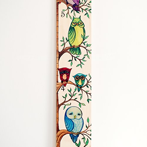 Headwaters Studio Owl Growth Chart 58x575 Wall Mounted
