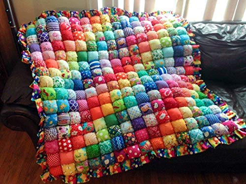 Handmade iSpy Rainbow Bubble Quilt Play Mat