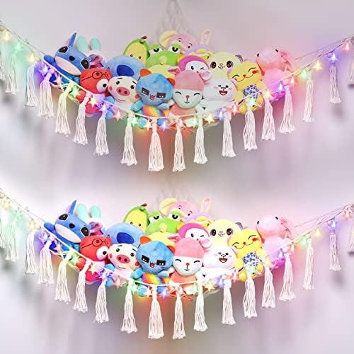 ieBabay Stuffed Animal Hammock with LED Light