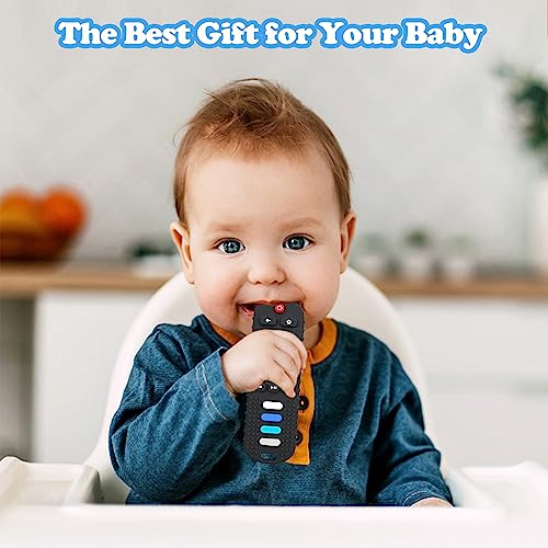ROBBEAR Baby Teething Toy with TV Remote Shape