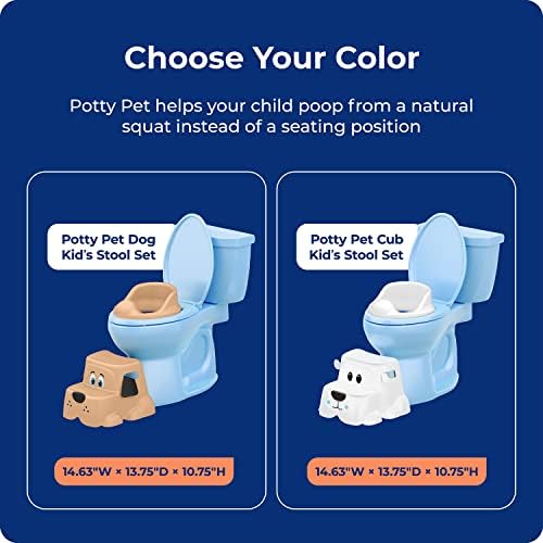 Squatty Potty Kids Step Stool Set with Training Seat