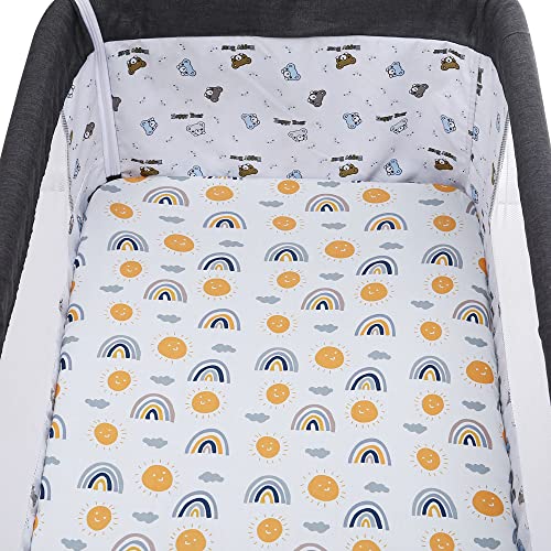 Tontukatu Pack N Play Fitted Sheet Set 3 Pack