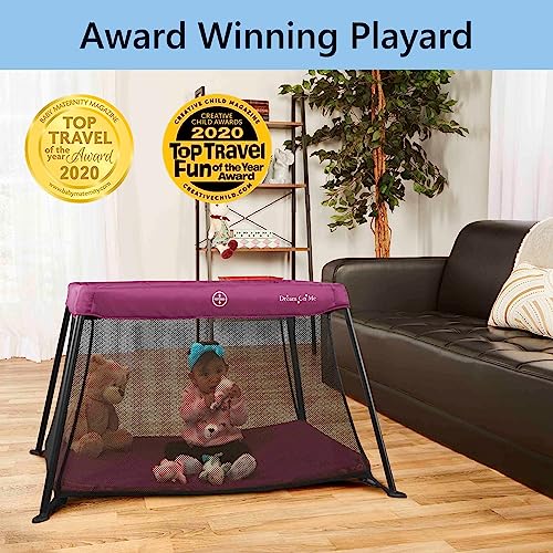 Dream On Me Travel Light Playard Pink