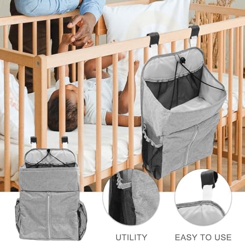 Vaguelly Cradle Hanging Storage Bag for Diapers Wipes
