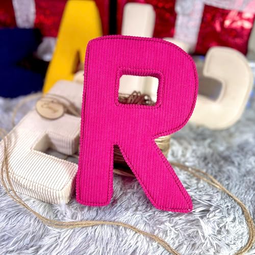 Corduroy Letter Door Hanger for Kids Room