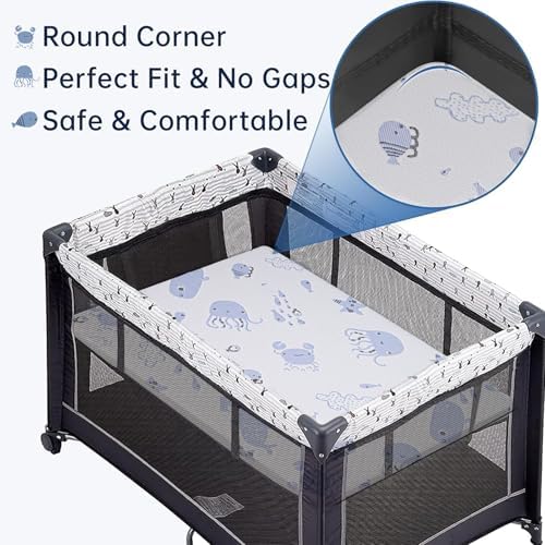 Pack and Play Mattress with Dual Sided Foam 38x26